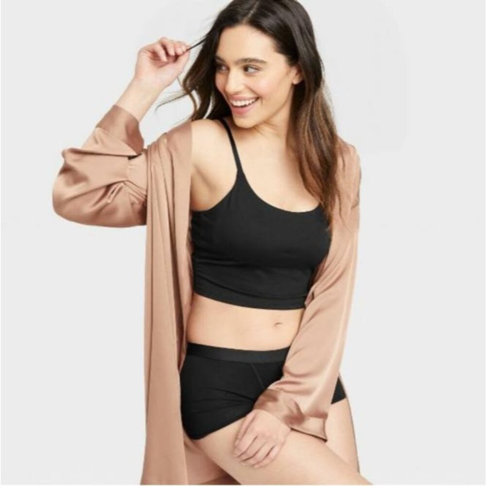 NEW Auden Lightly Lined Cami - Black - Size XS